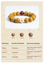 Pear Fruit  Scent Bead R-B68 Wrist Ornament, Ancient Southern Tang Vintage Wearing Fragrance
