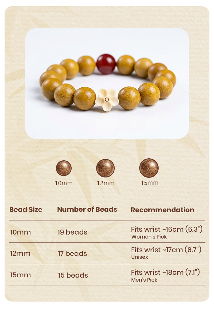 Pear Fruit  Scent Bead R-B68 Wrist Ornament, Ancient Southern Tang Vintage Wearing Fragrance