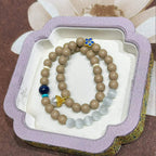 Cloud Amber Scent R-B70丨Cool Woody Frankincense Scent Bead Wrist Ornament, Ancient Song Dynasty Vintage Wearing Fragrance