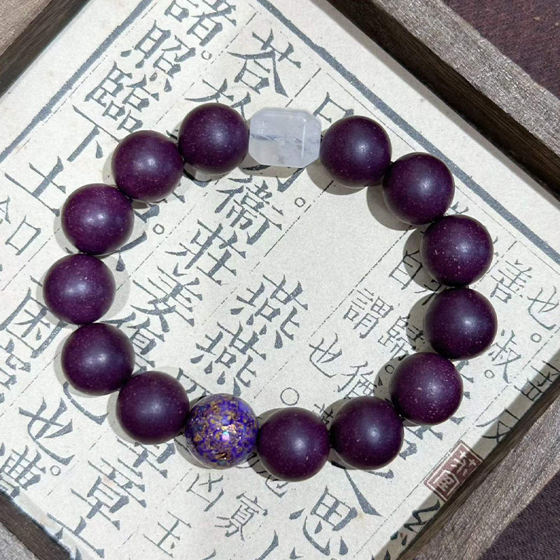 Violet Dream R-B07 丨Ancient Formula Woody Floral Scent Purple Tone Bead Wrist Ornament
